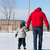 padre · insegnamento · figlia · ghiaccio · skate · outdoor - foto d'archivio © bigjohn36