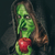 Angry witch with a rotten apple stock photo © BigKnell