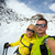 Couple hikers selfie portrait expedition in winter mountains stock photo © blasbike