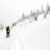 Winter hike in white woods when snowing stock photo © blasbike