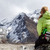 mulher · andarilho · relaxante · rochas · himalaia · montanhas - foto stock © blasbike