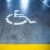 Disability sign in parking garage, underground interior stock photo © blasbike