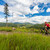 Mountain biker cycling riding in woods and mountains stock photo © blasbike