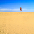 fiatal · nő · fut · homok · sivatag · gyönyörű · inspiráló - stock fotó © blasbike