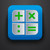 Kalkulator · symbol · ikona · niebieski · komputera · świecie - zdjęcia stock © blotty