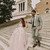 nuntă · cuplu · Roma · Italia · scară · femeie - imagine de stoc © boggy