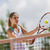 Young woman playing tennis stock photo © boggy