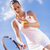 Young woman playing tennis stock photo © boggy