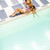 jonge · vrouw · drinken · zwembad · hot · zomer - stockfoto © boggy