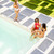 jonge · vrouw · zwembad · drinken · hot · zomer - stockfoto © boggy