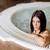 bañera · de · hidromasaje · relajante · mujer · naturaleza · modelo - foto stock © boggy
