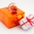 kettő · ajándékdobozok · fehér · szív · doboz · piros - stock fotó © broker