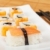 sushi · bianco · piatto · bacchette · bambù · poco · profondo - foto d'archivio © broker