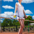 femminile · giocare · tennis · campo · da · tennis · donna · cielo - foto d'archivio © BrunoWeltmann