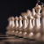 schaken · witte · vs · zwarte · houten · schaakbord - stockfoto © BrunoWeltmann