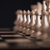 échecs · blanche · vs · noir · bois · échiquier - photo stock © BrunoWeltmann