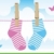Vector illustration of a line with clothespins and baby socks. stock photo © Bytedust