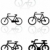 Bike symbol vector set. stock photo © Bytedust