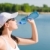 Summer sport fit woman drink water bottle stock photo © CandyboxPhoto