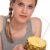 Healthy lifestyle series - Woman holding pineapple stock photo © CandyboxPhoto