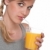 Healthy lifestyle series - Woman drinking orange juice stock photo © CandyboxPhoto