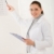 Optician doctor woman with glasses and eye chart stock photo © CandyboxPhoto