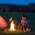 Camping night couple cook by campfire romantic stock photo © CandyboxPhoto