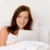 Touch screen tablet computer - woman in bed stock photo © CandyboxPhoto