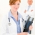 Medical doctor team young female hold x-ray stock photo © CandyboxPhoto