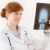 orvos · iroda · portré · női · orvos · röntgen - stock fotó © CandyboxPhoto
