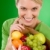 egészséges · életmód · nő · gyümölcs · vásárlás · papírzacskó · zöld - stock fotó © CandyboxPhoto
