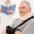 Senior patient broken arm in doctor office stock photo © CandyboxPhoto