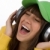 glücklich · weiblichen · Teenager · genießen · Musik · Kopfhörer - stock foto © CandyboxPhoto