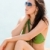nyár · nő · bikini · egyedül · tengerpart · fiatal · nő - stock fotó © CandyboxPhoto