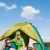 Camping couple lying inside tent summer countryside stock photo © CandyboxPhoto