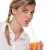 Healthy lifestyle series - Woman drinking orange stock photo © CandyboxPhoto