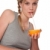 mujer · naranja · blanco · nina · salud - foto stock © CandyboxPhoto
