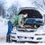 Winter car breakdown - woman call for help stock photo © CandyboxPhoto