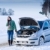Winter car breakdown - woman call for help stock photo © CandyboxPhoto
