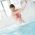 piscina · feliz · mujer · agua · corriente - foto stock © CandyboxPhoto