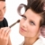 Make-up artist woman fashion model apply powder stock photo © CandyboxPhoto