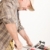 Home improvement - handyman cut tile stock photo © CandyboxPhoto