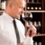 Bar waiter smell glass red wine restaurant stock photo © CandyboxPhoto