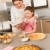 Mother and daughter look baking cookbook stock photo © CandyboxPhoto