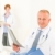 Medical doctor team male hold x-ray stock photo © CandyboxPhoto
