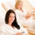 Beauty spa relax two women on sun-beds stock photo © CandyboxPhoto