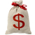 Money bag with red band stock photo © cherezoff