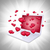 Red hearts fly out of the laptop stock photo © cherezoff