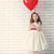 menina · vermelho · coração · doce · criança · feliz - foto stock © choreograph