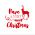 Christmas text quote typography deer illustration stock photo © cienpies